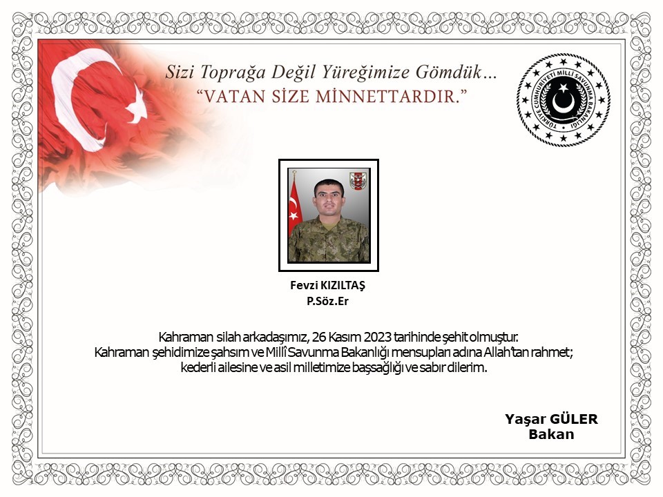 Pençe-Kilit bölgesinde çıkan çatışmada şehit sayısı 3’e yükseldi Milli Savunma Bakanlığı (MSB), Pençe-Kilit Operasyonu bölgesinde çıkan çatışmada yaralanan