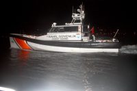 Balıkesir’in Ayvalık ilçesi açıklarında Yunanistan’ın Midilli Adası’na geçerken düzensiz göçmen