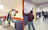 Öğrencilerin ara tatile girmesi ile birlikte Çıldır İlkokulu idari kadrosu