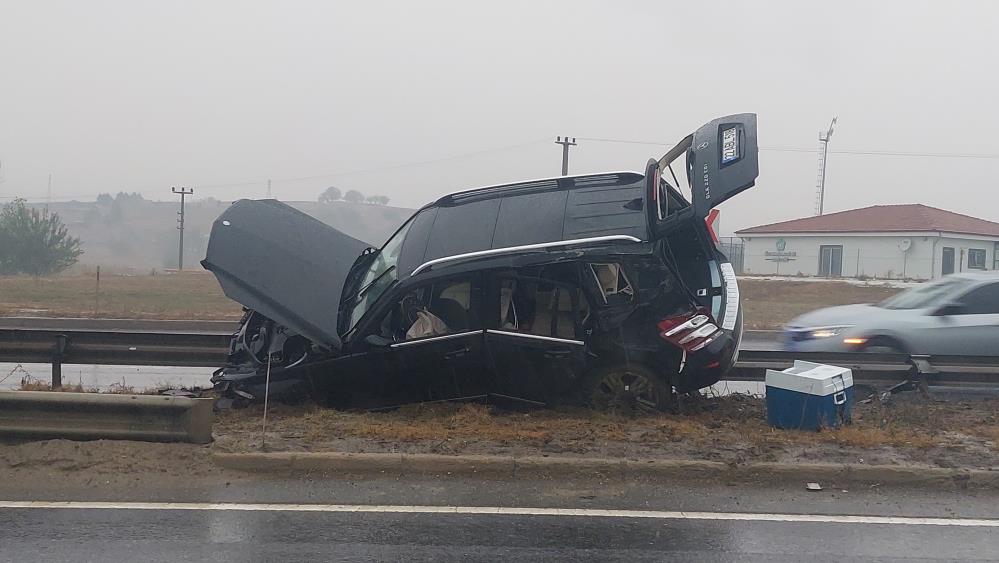 Tekirdağ’ın Süleymanpaşa ilçesinde kayganlaşan