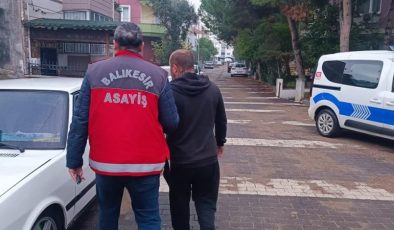 Balıkesir’de aranan 21 şahıs tutuklandı
