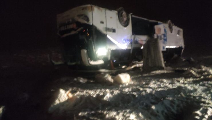 Bingöl’de 2 ayrı otobüs kazası: 22 yaralı