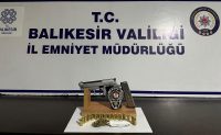 Edremit’te bekçilerin şüphelenerek durdurduğu kişinin üzerinden 1 tabanca, 15 fişek