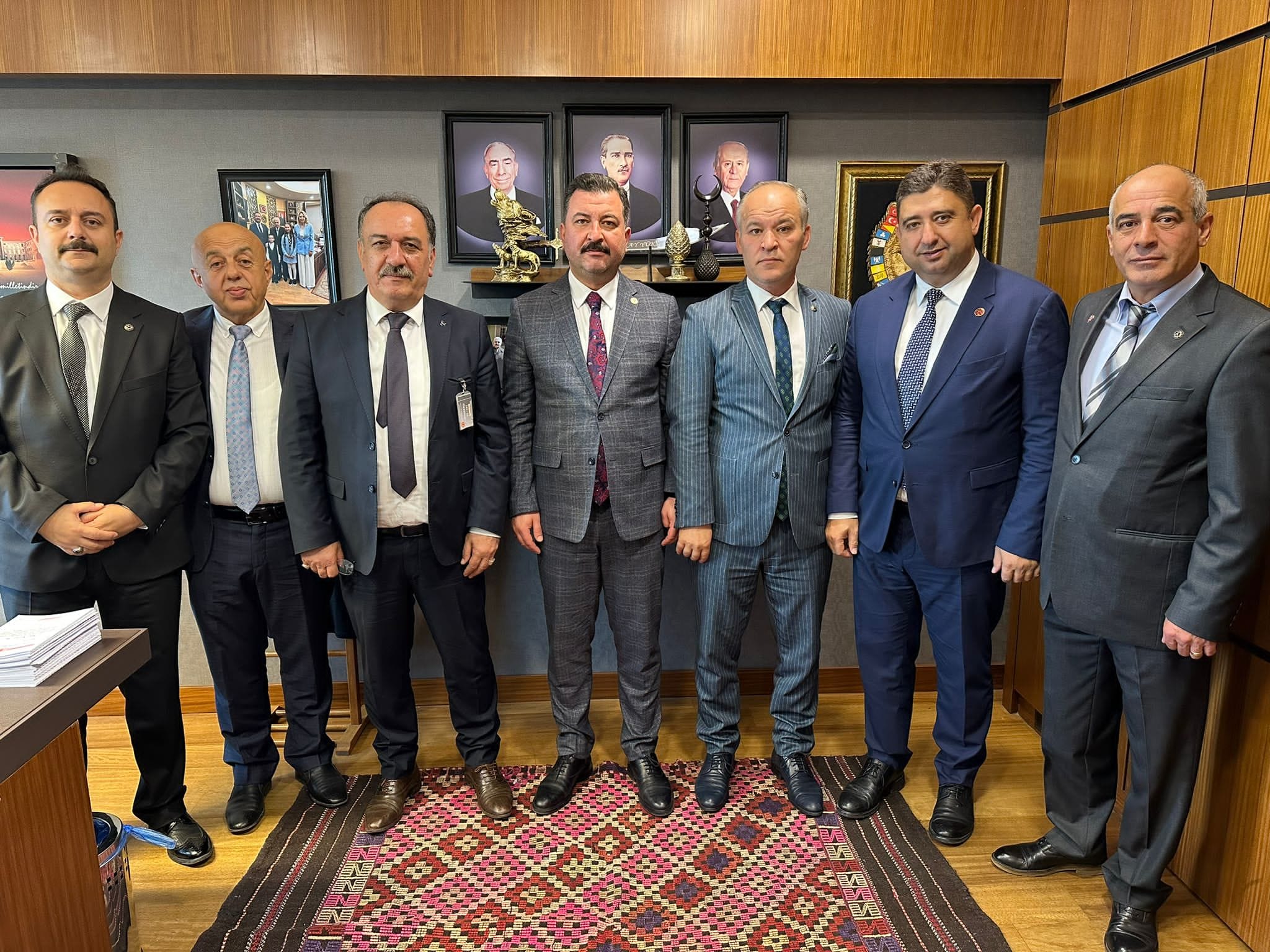 Milliyetçi Hareket Partisi (MHP) Bandırma İlçe Başkanı Bekir Bozkurt, Ankara’ya