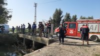 Osmaniye’nin Kadirli ilçesinde sulama kanalında kimliği henüz tespit edilemeyen bir