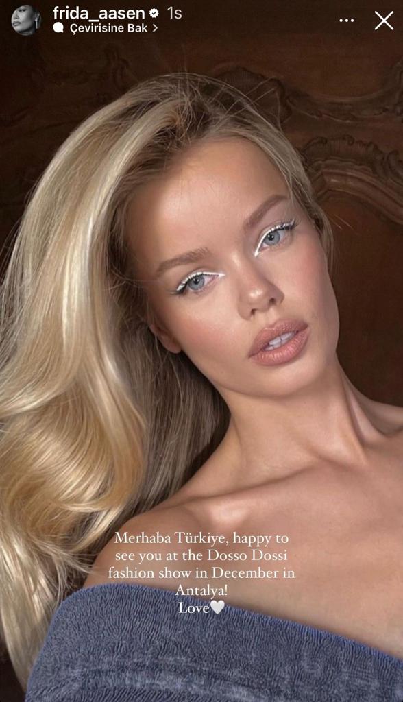 Antalya’da düzenlenecek Dosso Dossi Fashion Show kapsamında defileye çıkacak olan