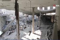 İsrail, Gazze Şeridi’nde Maghazi kampındaki Büyük Cami’yi vurdu. İsrail, Filistin’e