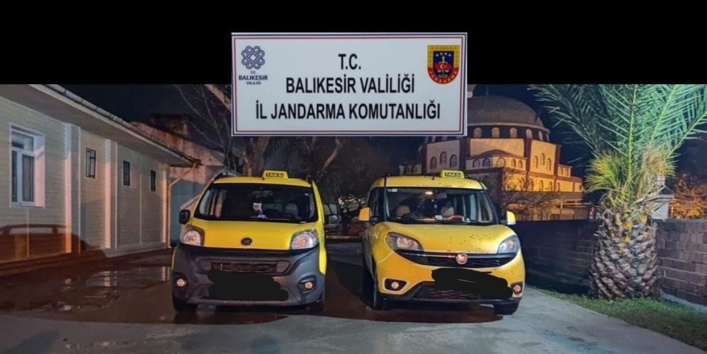 Ayvalık’ta jandarma tarafından yapılan