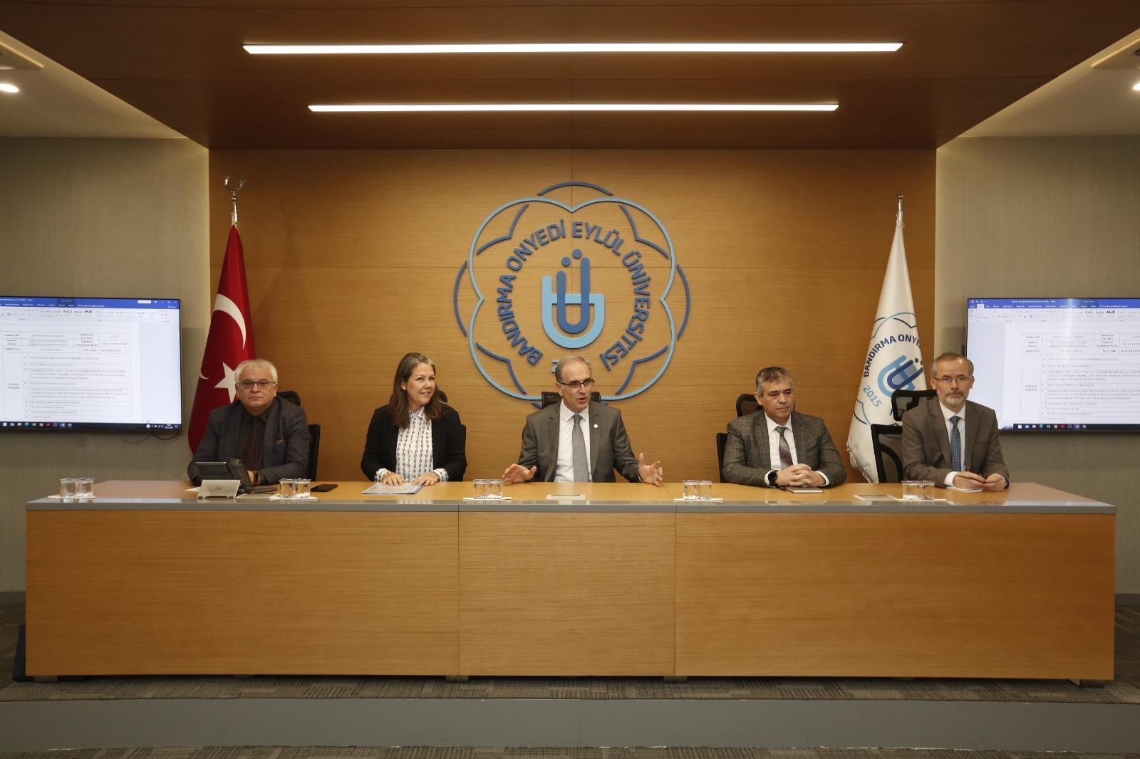 Bandırma Onyedi Eylül Üniversitesi (BANÜ) 2023 yılı son Kalite Komisyonu
