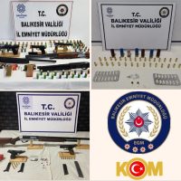Balıkesir’de Kaçakçılık ve Organize Suçlarla Mücadele polis ekiplerinin il genelinde