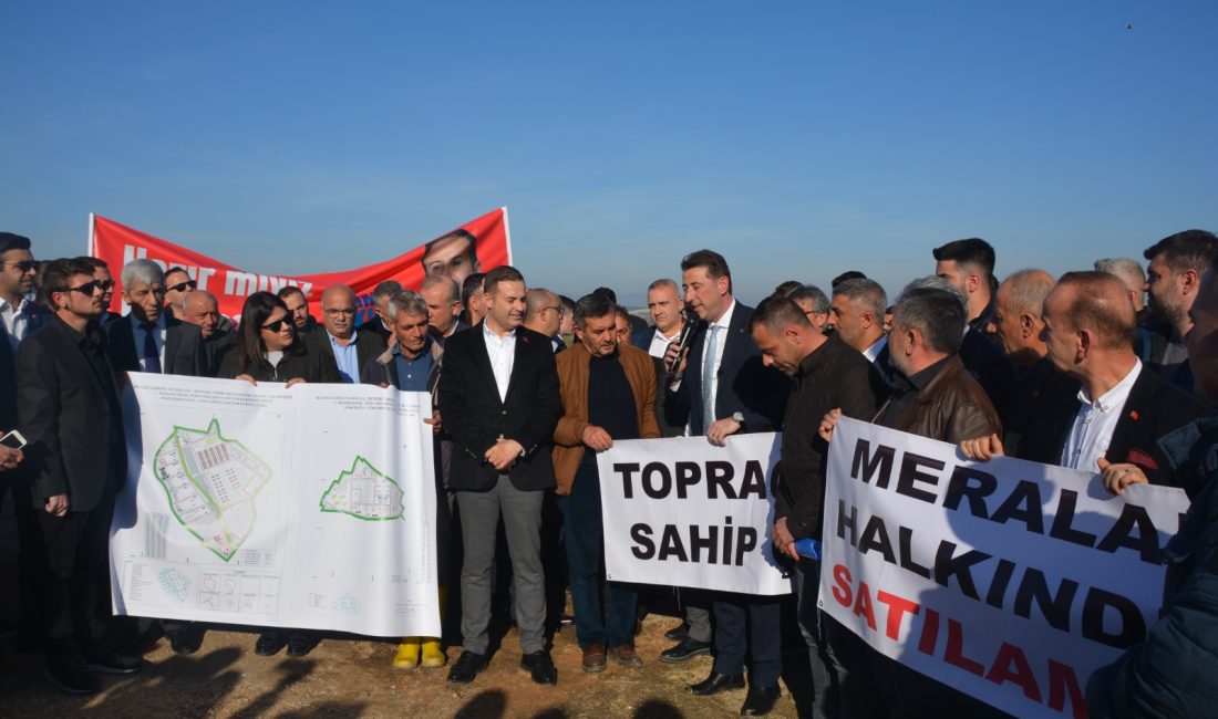 Bandırma’nın kırsal mahalleleri Aksakal ve Karaçalılık çiftçisinin kullandığı meraya özel