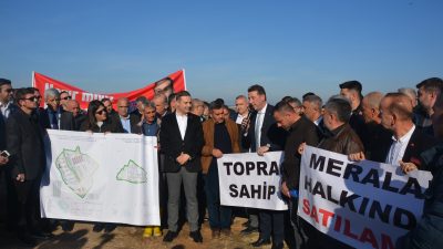 Bandırma’nın kırsal mahalleleri Aksakal ve Karaçalılık çiftçisinin kullandığı meraya özel
