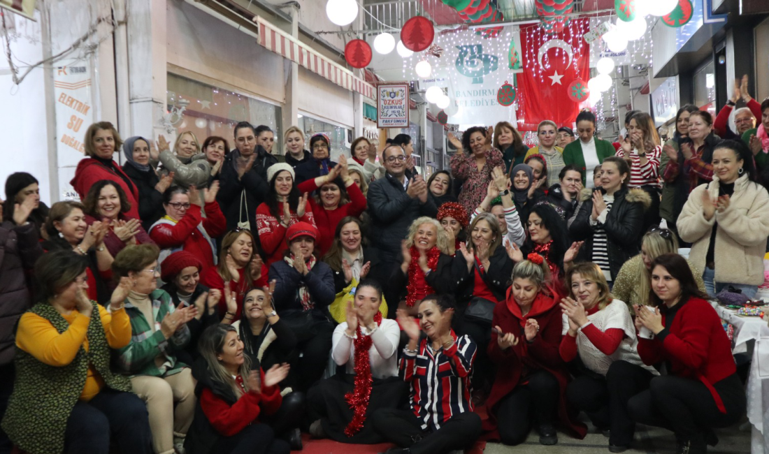 Bandırma’nın emekçi kadınlarına sertifika Bandırma’da kadınlar tarafından hazırlanan el emeği ürünlerin satıldığı “El Emeği