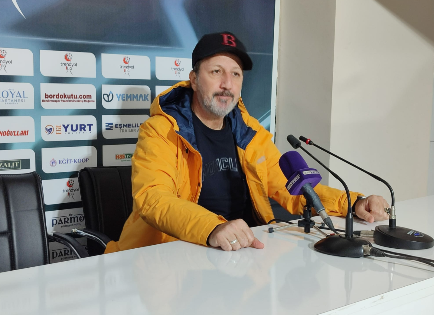 Bandırmaspor, 3-2 yenildikleri Adanaspor A.Ş. maçının ardından Teknik Direktör Taner