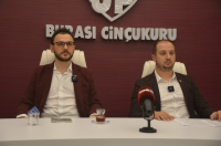 Teksüt Bandırmaspor yeni yönetimi, hedefleriyle ilgili basın açıklaması yaparak. Görev