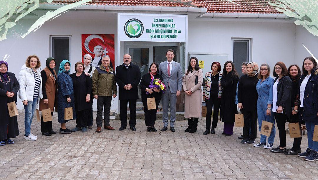 Dünya Kooperatifçilik Günü’nde Başkan Tosun, S.S. Bandırma Üreten Kadınlar Kadın