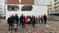 Kahramanmaraş merkezli depremlerde ağır hasar alan Batman’daki Raman Apartmanının yıkım