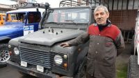 Ordulu tamirci Turgut Karapestil, daha önce askeriyede kullanılan ve hurdaya