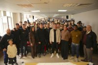 Bandırmasporlu futbolcular, Bandırma Yavuz Sultan Selim Anadolu Lisesi öğrencileri ile