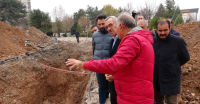 Kahramanmaraş Büyükşehir Belediye Başkanı Hayrettin Güngör, şehir merkezinde başlatılan zemin