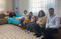 Bilecik Aile ve Sosyal Hizmetler İl Müdürlüğü, kaza geçiren depremzedeye