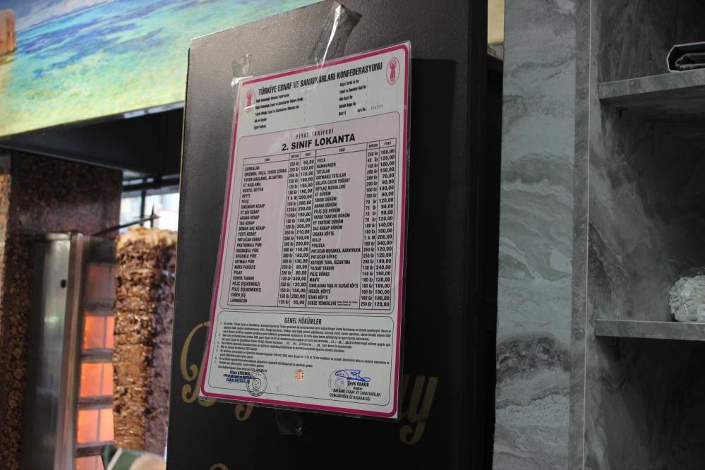 Ticaret Bakanlığı tarafından açıklanan işletmelerde fiyat lisesi zorunluluğu uygulaması hakkında