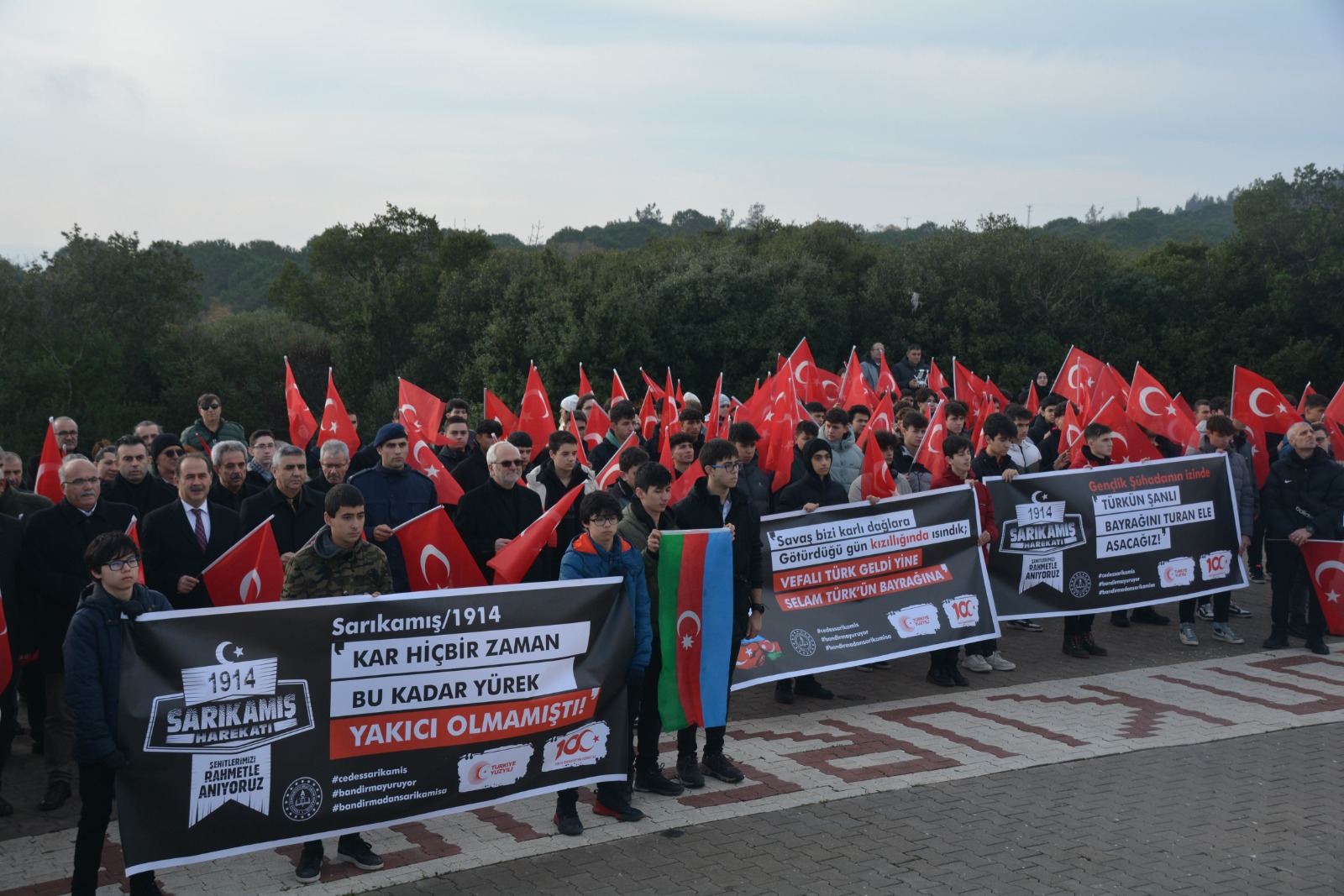 Sarıkamış Harekatı’nın 109’uncu yılı anma etkinlikleri kapsamında Bandırma’da düzenlenen program
