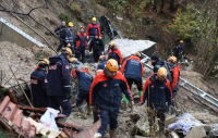 Zonguldak’ta dün akşam meydana gelen ve 2 kişinin toprak altında