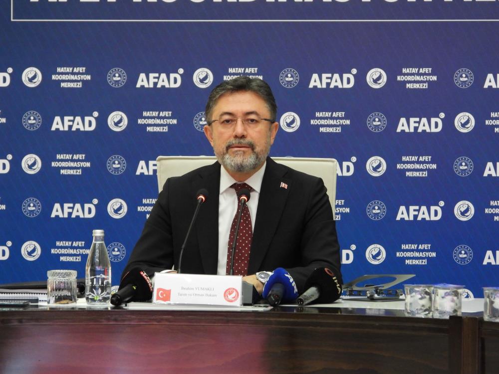 Tarım ve Orman Bakanı İbrahim Yumaklı, “Tahıllar ve diğer bitkisel