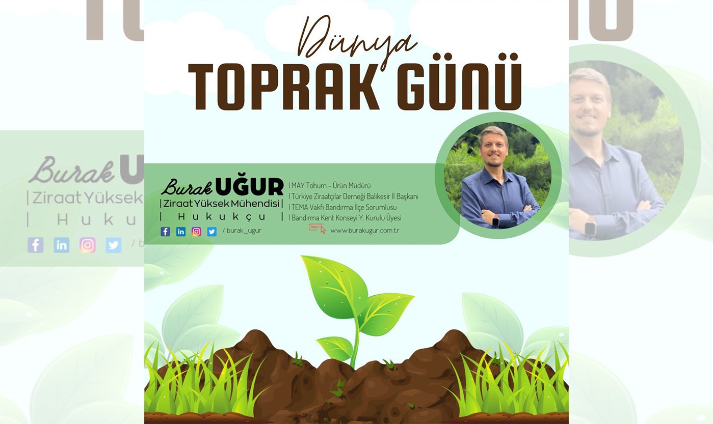TEMA Vakfı Bandırma İlçe Sorumlusu Burak Uğur, 5 Aralık Dünya