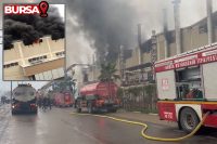 Bursa’da Kestel Barakfakih Organize Sanayi Bölgesi’nde tekstil fabrikasındaki yangına 30