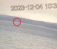  Bursa’da 5.1’lik Gemlik depreminin olduğu sırada denizin ortasından çıkan beyaz