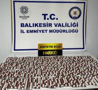 Balıkesir’in Ayvalık ilçesinde polis tarafından düzenlenen operasyonda bin 13 adet