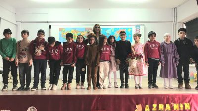 Bandırma Şehit Pilot Üst Üstteğmen Cemil Kaya İlkokulu öğrencileri SMA