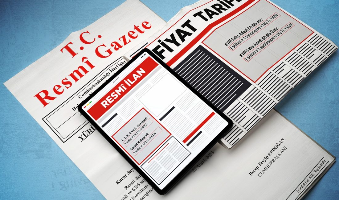 Basın İlan Kurumu Genel Kurulu tarafından teklif edilen Resmî İlan