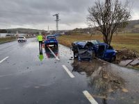 Tekirdağ’da feci kazada sürücü ağır yaralandı