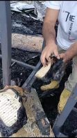 Kocaeli’nin Gölcük ilçesinde elektrik kontağından çıkan yangında işçilerin kaldığı 3
