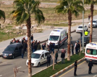 Mardin’in Nusaybin ilçesinde meydana gelen trafik kazasında motosikletin çarptığı 13