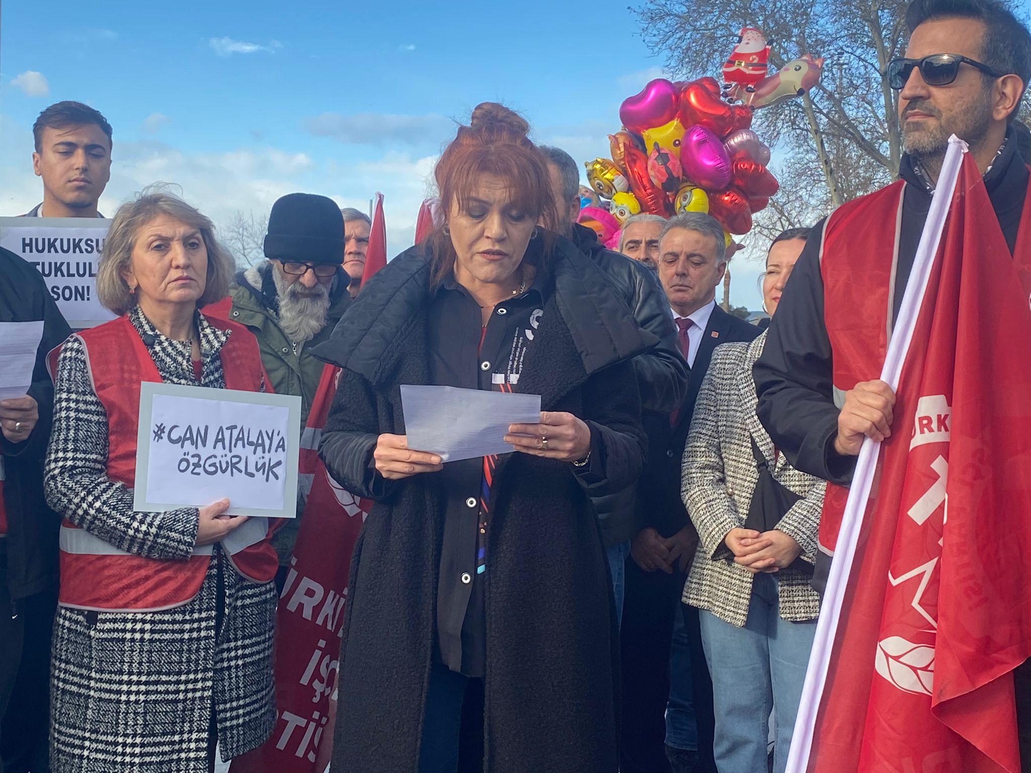 Bandırma’da Can Atalay için basın açıklaması TİP Hatay Milletvekili Can Atalay’ın Gezi Parkı Dava’sında tutuklanmasının 223’üncü