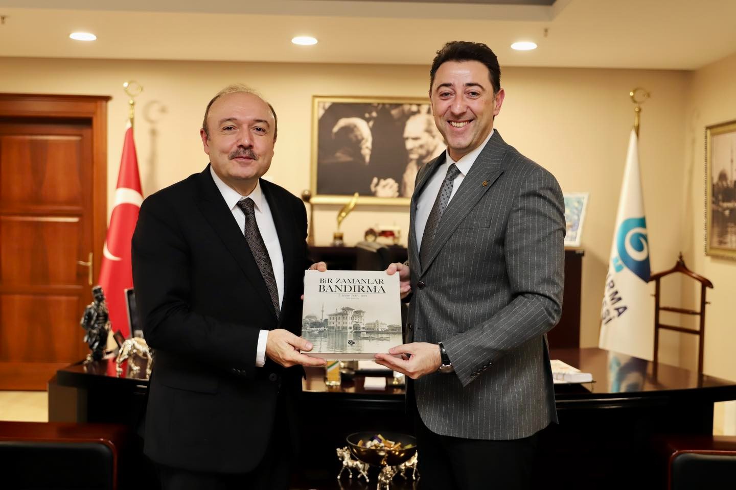 Görev süresini tamamlayan Bandırma Onyedi Eylül Üniversitesi Kurucu Rektörü Prof.
