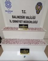 Balıkesir İl Emniyet Müdürlüğü Narkotik ekipleri tarafından durdurulan araçta bin