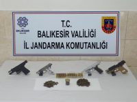 Balıkesir merkezli silah operasyonu: 17 gözaltı