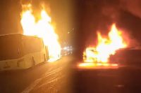 Bahçelievler Basın Ekspres yolu üzerinde seyir halindeki körüklü İETT otobüsü