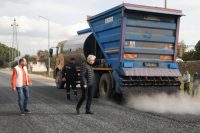Burhaniye Belediyesi tarafından tüm çalışmaları tamamlanan İzmir-Çanakkale Çevre Yolu, Bülent