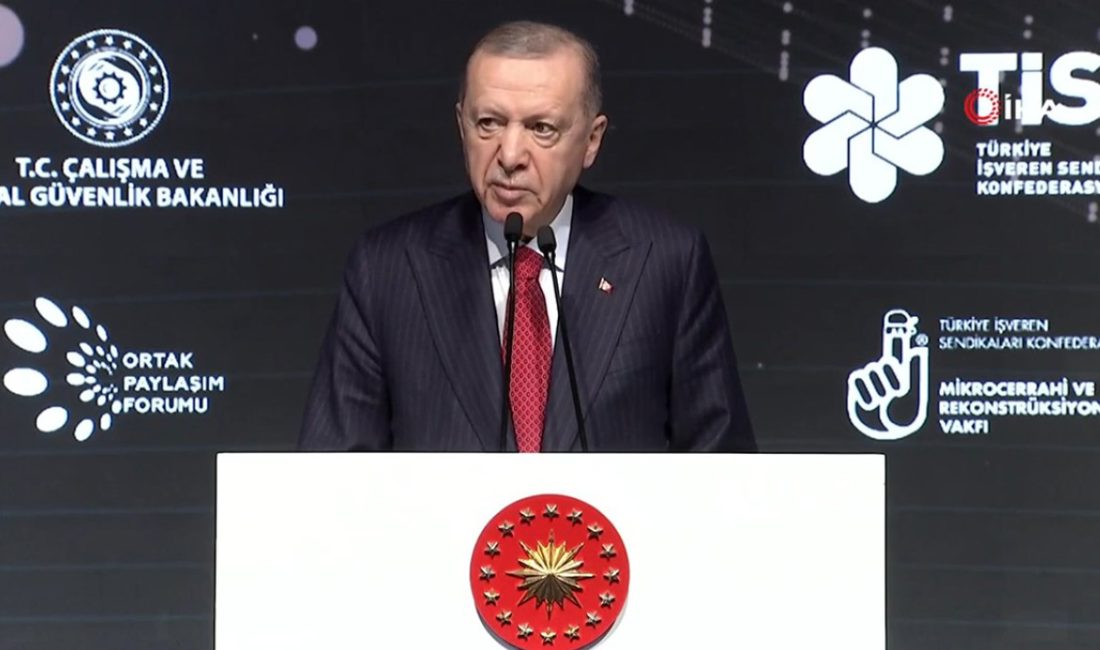 Cumhurbaşkanı Recep Tayyip Erdoğan, TİSK tarafından düzenlenen Ortak Paylaşım Forumu’nda