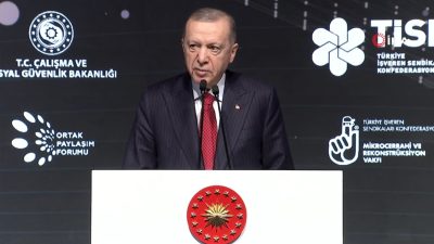 Cumhurbaşkanı Recep Tayyip Erdoğan, TİSK tarafından düzenlenen Ortak Paylaşım Forumu’nda