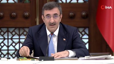 Cumhurbaşkanı Yardımcısı Cevdet Yılmaz, “2024 yılı ortalarında yıllık bazda belirgin
