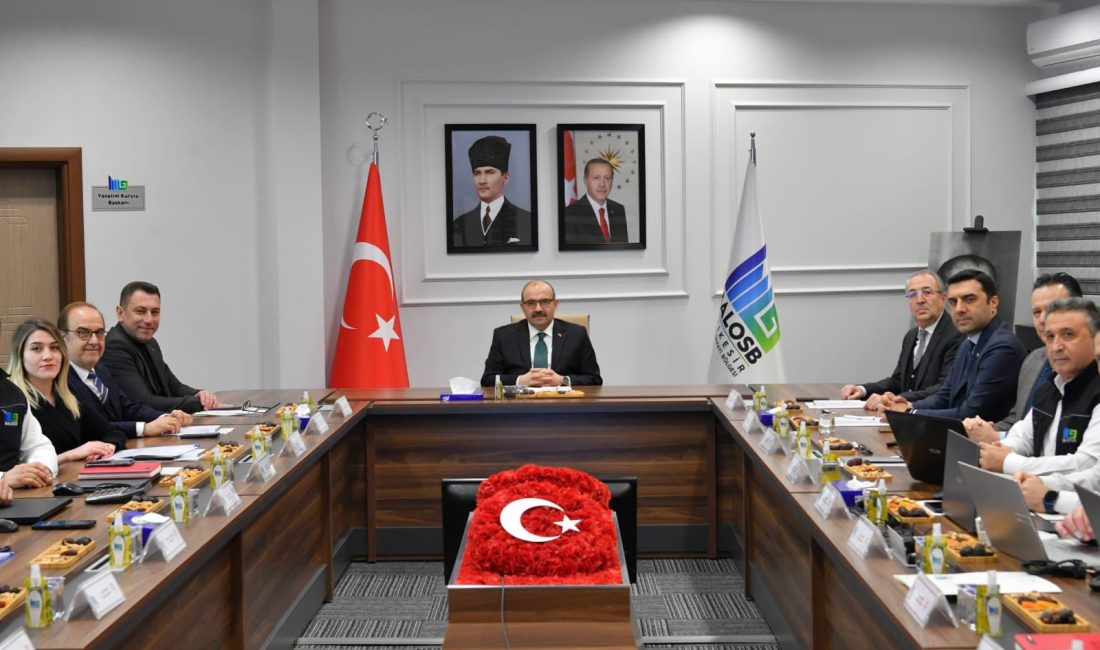 BALOSB’de yılın ilk toplantısı Balıkesir Organize Sanayi Bölgesi Yönetim Kurulu, Balıkesir Valisi başkanlığında 2024’ün