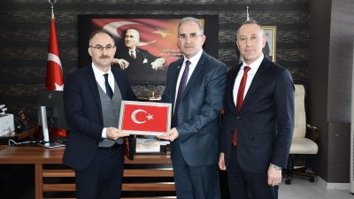 BANÜ’ye yeni atanan Rektör Boz’a yapılan ziyaretlere bir yenisi daha