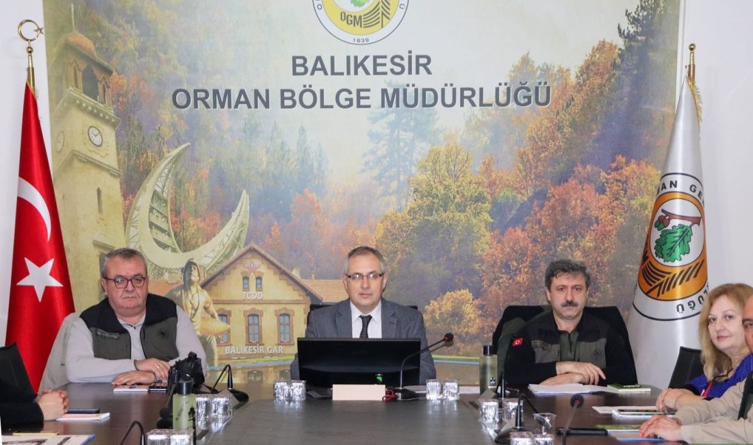 Balıkesir OBM’de yeni yılın ilk toplantısı Balıkesir Orman Bölge Müdürlüğü’nün 2023 ve 2024 Yılı ormancılık faaliyetleri